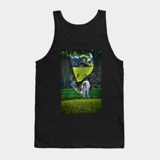 White Fallow Deer Tank Top